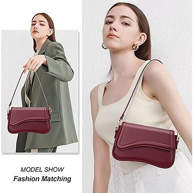 Small Shoulder Clutch Hobo Bag for Women, Trendy Underarm Purse