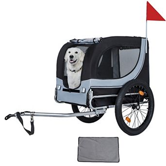 IFMALL All-Terrain Pet Bike Trailer with High Capacity for Outdoor Adventures