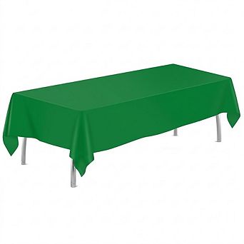 6-Pack Disposable Plastic Tablecloths, Rectangle, Waterproof, Durable