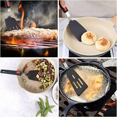 2-Piece Silicone Spatula Set, Heat-Resistant, Nonstick Cooking Utensils