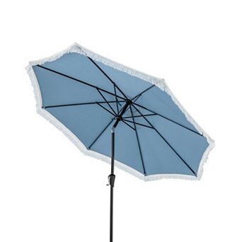 Clihome 9 FT Patio Umbrella with Sun-Protective Canopy for Patio Garden Pool