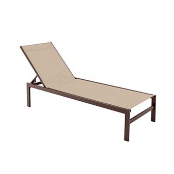 Clihome 6-Position Chaise Lounge Chairs with Rustproof Aluminium Frame