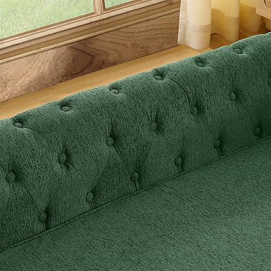 Elevated Linen Dog Sofa for Large Dogs, Elegant Pet Bed Furniture