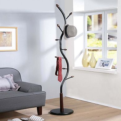 Arles Modern Branch Coat Rack 9 Hooks 74.8"