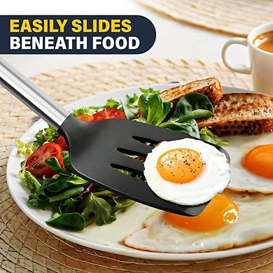 2-Piece Silicone Spatula Set, Heat-Resistant, Nonstick Cooking Utensils