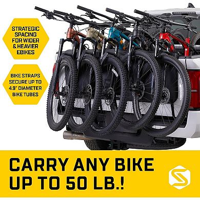 Saris 5 Bike Tailgate Pad for Trucks Water Resistant Padded Bike Carrier with Backup Camera Access