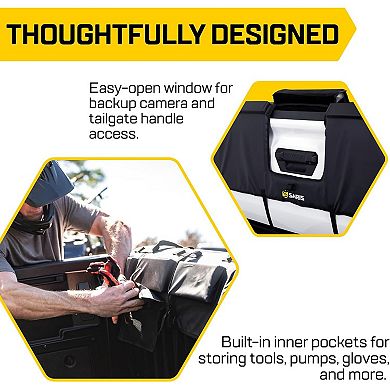 Saris 5 Bike Tailgate Pad for Trucks Water Resistant Padded Bike Carrier with Backup Camera Access