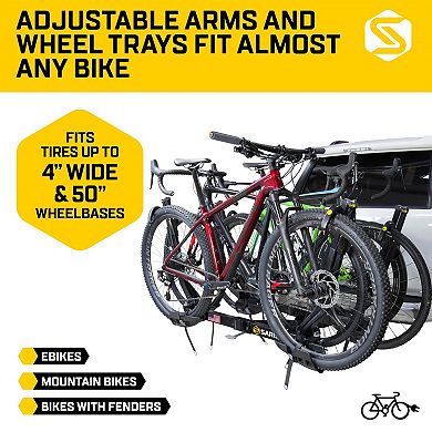 Saris G3 Platform Hitch Bike Rack - Lightweight - Durable - Versatile - and Compact