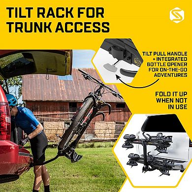 Saris G3 Platform Hitch Bike Rack - Lightweight - Durable - Versatile - and Compact