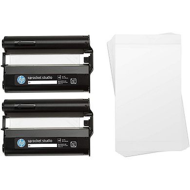 HP Sprocket Studio 4x6" Photo Paper & Cartridges (80 Sheets) Compatible with HP Sprocket Studio.