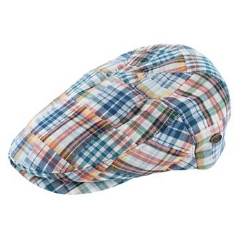 Epoch Hats Company Men's Patchwork Plaid Cotton Ivy Cap