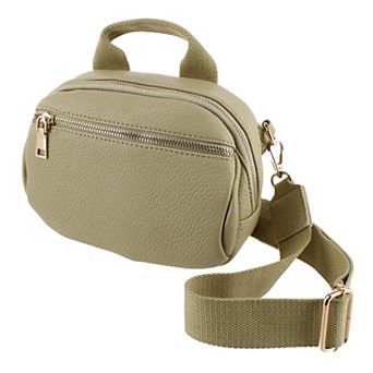 CTM Women's Top Handle Interchangeable Belt Bag