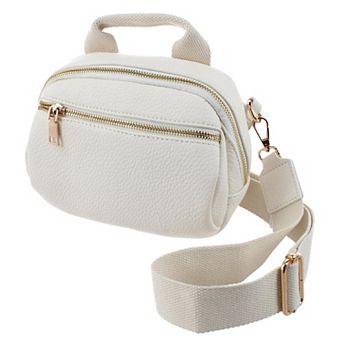 CTM Women's Top Handle Interchangeable Belt Bag