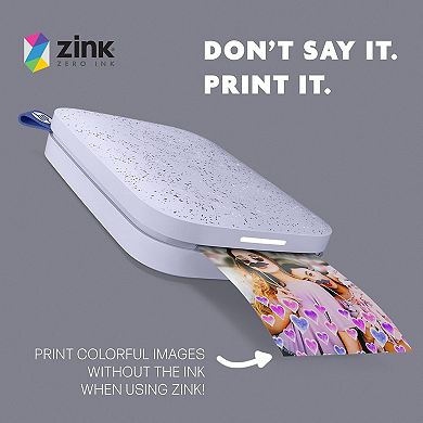 HP Sprocket 2x3 Premium Zink Photo Paper White 20 Pack, Peel & Stick, Instant Prints