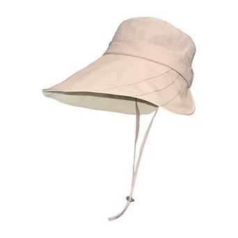 Womens Wide Brim Bucket Sun Hat Adjustable Chin Strap UV Protection Packable Outdoor