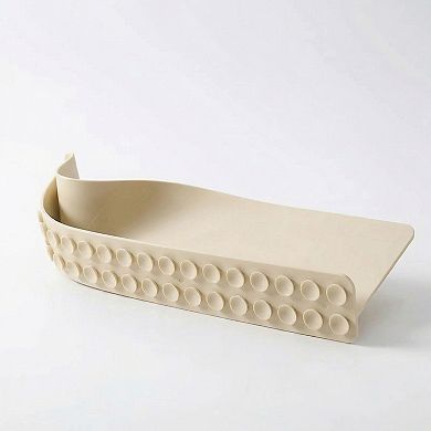 2-PC Kitchen Sink Splash Guard Silicone Water Barrier for Faucet Anti Splash Counter Protector