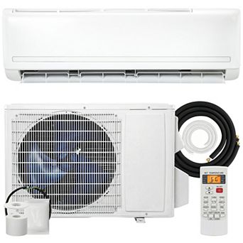 HOMCOM 18000 BTU Mini Split Air Conditioner, 19 SEER2 230V Ductless AC Unit