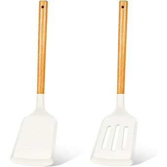 2 pc Silicone Spatula Set, Heat-Resistant, Nonstick Cooking Utensils
