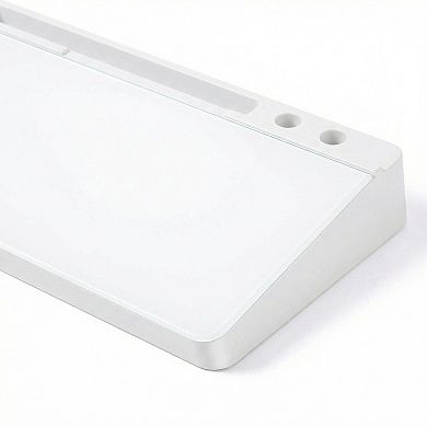 Desk Organizer with Dry Erase Board Tablet Stand Desktop Storage Holder for Office and Home