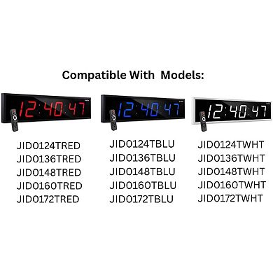 Replacement Remote Control for Ivation Large Timer Digital LED Clock Select Models Only
