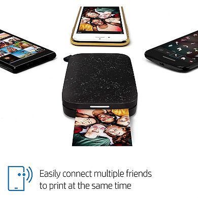 HP Sprocket 2x3" Instant Smartphone Photo Printer 75 Sheets Bundle, Wireless Portable Printer
