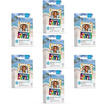 HP Sprocket 3.5" x 4.25" Sticky-Backed Zink Photo Paper (700-Pack), Compatible w/Photobooth