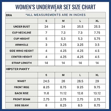 Daisy Fuentes Women's 2 Piece White Ruffle Lace Bra and Panty Set