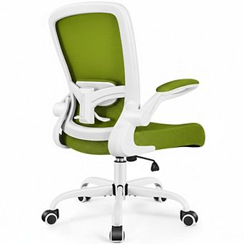 KAUFLY Ergonomic Mesh Chair with Flip-up Armrests & Swivel, Adjustable Support