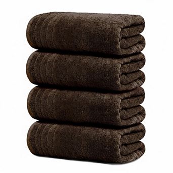 KAUFLY 4-Pack 30"x60" Cotton Bath Towels - Lightweight, Quick Dry, Super Soft & Absorbent
