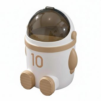 KAUFLY Astronaut Trash Can 12L Odor Control Detachable Large Storage Unique Spaceman Design