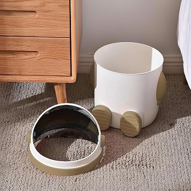 KAUFLY Astronaut Trash Can 12L Odor Control Detachable Large Storage Unique Spaceman Design