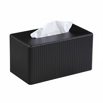KAUFLY Extra Large PU Leather Tissue Box Cover-Magnetic Closure,Water-Resistant Holder