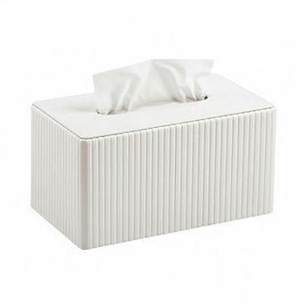 KAUFLY Extra Large PU Leather Tissue Box Cover-Magnetic Closure,Water-Resistant Holder