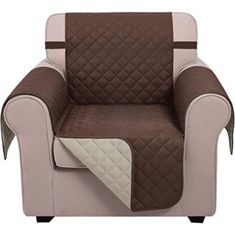 Recliner Chair Covers Reversible Chair Cover Pet Covers with Elastic Straps Water (23''Armchair)