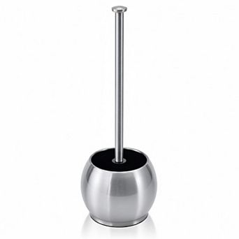 KAUFLY Stainless Steel Heavy Duty Toilet Plunger with Holder for Bathroom Cleaning