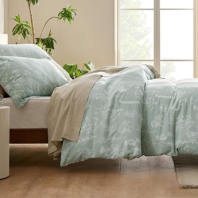 Queen Comforter Set - 3 Pieces Cute Floral Bedding, 1 Soft Reversible Botanical Flowers Comforter
