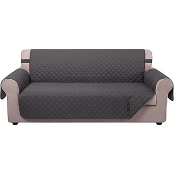 Reversible Sofa Cover Couch Cover for Dogs with Elastic Straps Water Resistant Furniture Protector