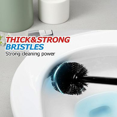 KAUFLY 3pack 2-in-1 Toilet Brush & Plunger Set 21inch Handle Bathroom Cleaning