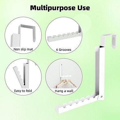 Over The Door Folding Clothes Drying Rack Collapsible
