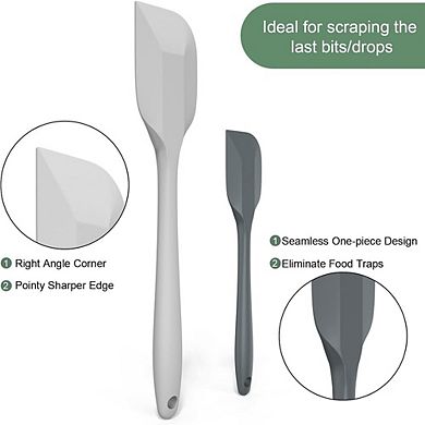4-Piece Silicone Spatula Set, Heat-Resistant, Flexible Nonstick Utensils