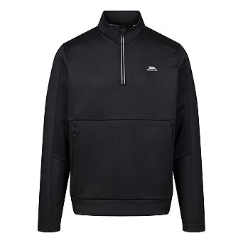 Trespass Mens Jay Quarter Zip Long-Sleeved Top