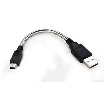 Alfa Flexible Mini USB Cable for USB 2.0 Devices, Bendable Adjustable Cable for Mini USB Ports