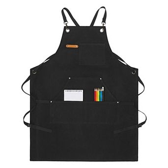 Aprons with Pockets, Waterproof Kitchen Apron, Adjustable Cooking Apron Durable Polyester Aprons