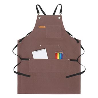 Aprons with Pockets, Waterproof Kitchen Apron, Adjustable Cooking Apron Durable Polyester Aprons