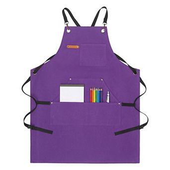Aprons with Pockets, Waterproof Kitchen Apron, Adjustable Cooking Apron Durable Polyester Aprons