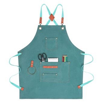Aprons for Men with Pockets, Kitchen Apron, Adjustable Cooking Apron, Polyester Aprons for Home