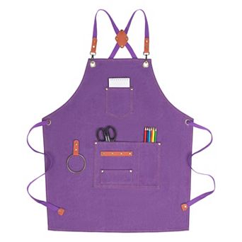 Aprons for Men with Pockets, Kitchen Apron, Adjustable Cooking Apron, Polyester Aprons for Home
