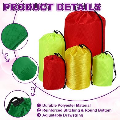 4.3 x 7.9" 1Pc Stuff Sack, Ditty Bags Storage Sacks Drawstring Dry Stuff Bag Gear