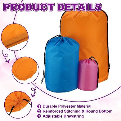 13.8 x 26.8" 1Pc Stuff Sack, Ditty Bags Storage Sacks Drawstring Dry Stuff Bag Gear