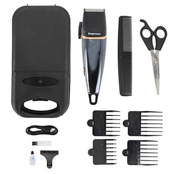 Impress 12 pc USB-C Rechargeable Hair Clipper Kit